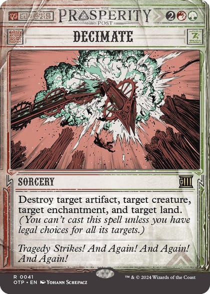 Decimate, Outlaws of Thunder Junction: Breaking News 41