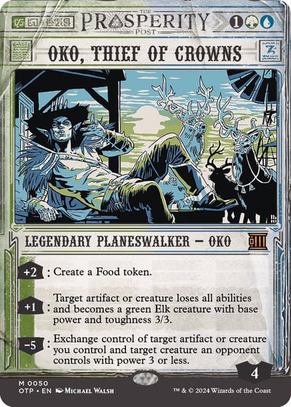 Oko, Thief of Crowns, Outlaws of Thunder Junction: Breaking News 50