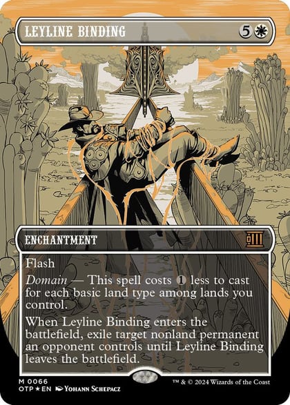 Leyline Binding (Textured Foil), Outlaws of Thunder Junction: Breaking News 66