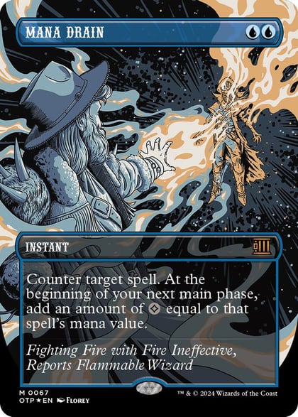 Mana Drain (Textured Foil), Outlaws of Thunder Junction: Breaking News 67