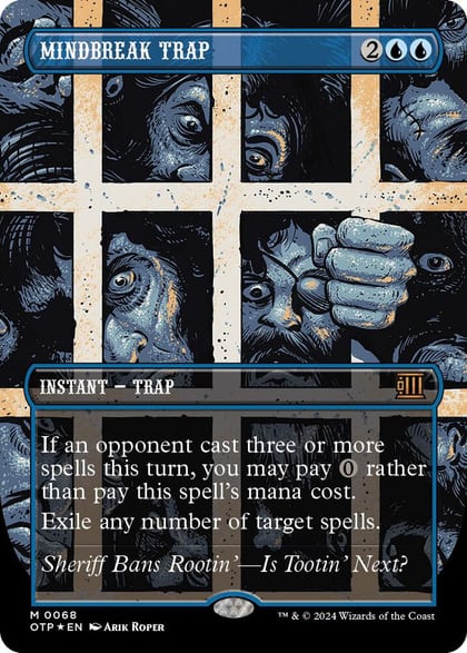 Mindbreak Trap (Textured Foil), Outlaws of Thunder Junction: Breaking News 68
