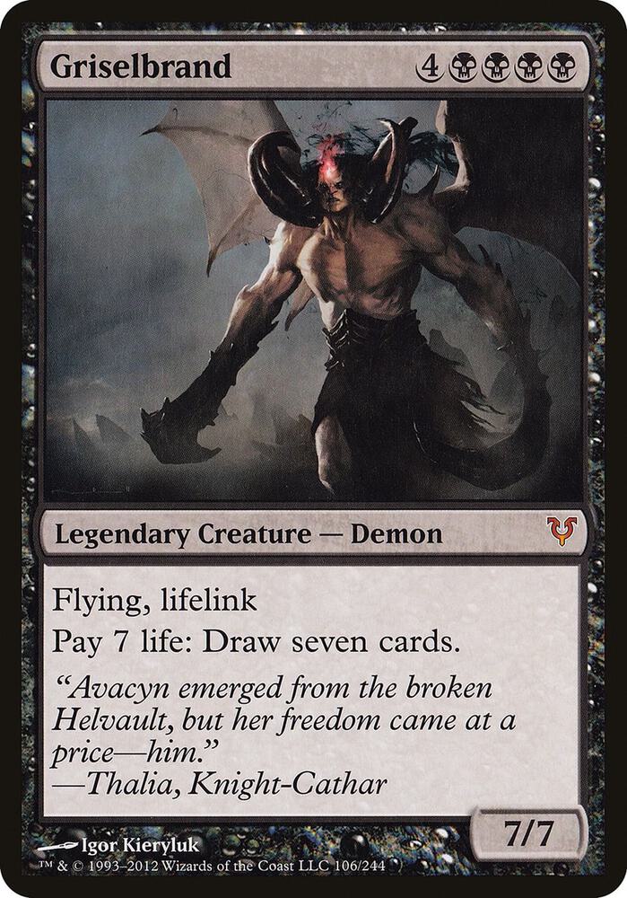 Griselbrand (Avacyn Restored), Oversize Cards 106
