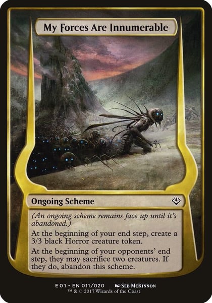 My Forces Are Innumerable (Archenemy: Nicol Bolas), Oversize Cards 11