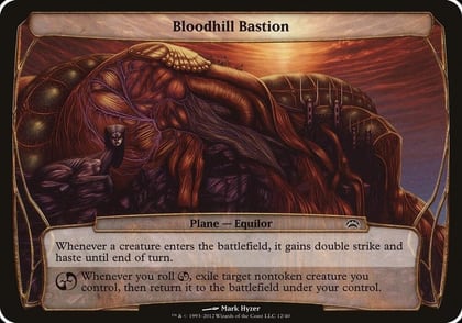 Bloodhill Bastion (Planechase 2012), Oversize Cards 12