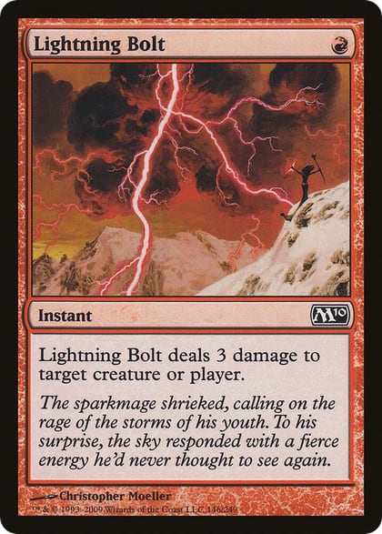 Lightning Bolt (M10), Oversize Cards 146