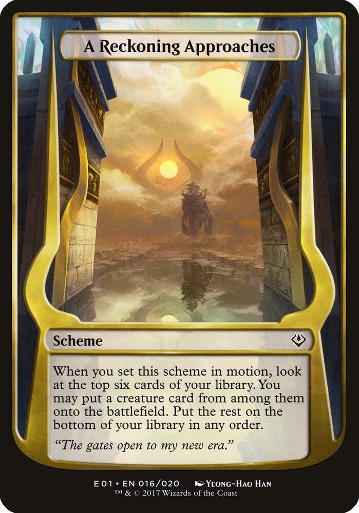 A Reckoning Approaches (Archenemy: Nicol Bolas), Oversize Cards 16