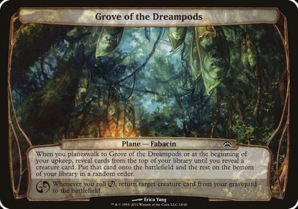Grove of the Dreampods (Planechase 2012), Oversize Cards 18