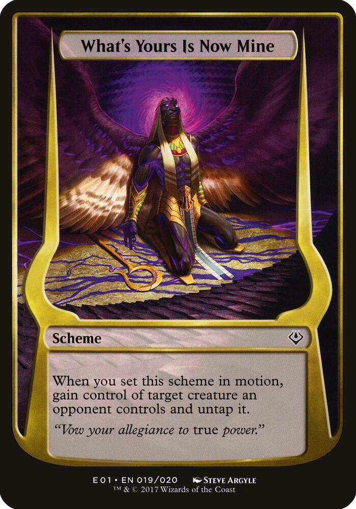 What's Yours Is Now Mine (Archenemy: Nicol Bolas), Oversize Cards 19
