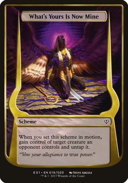 What's Yours Is Now Mine (Archenemy: Nicol Bolas), Oversize Cards 19