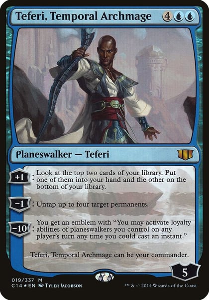 Teferi, Temporal Archmage (Commander 2014), Oversize Cards 19