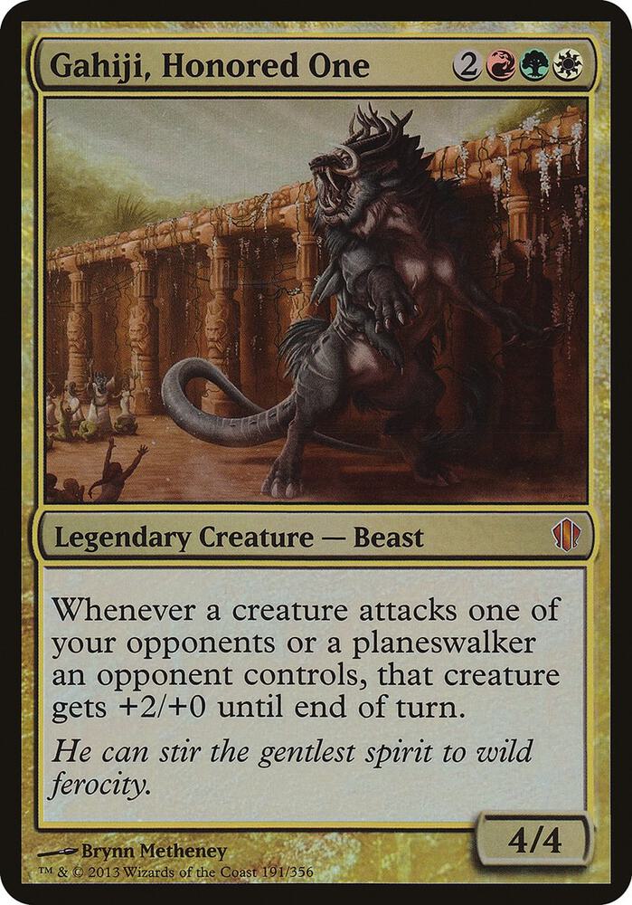 Gahiji, Honored One (Commander 2013), Oversize Cards 191