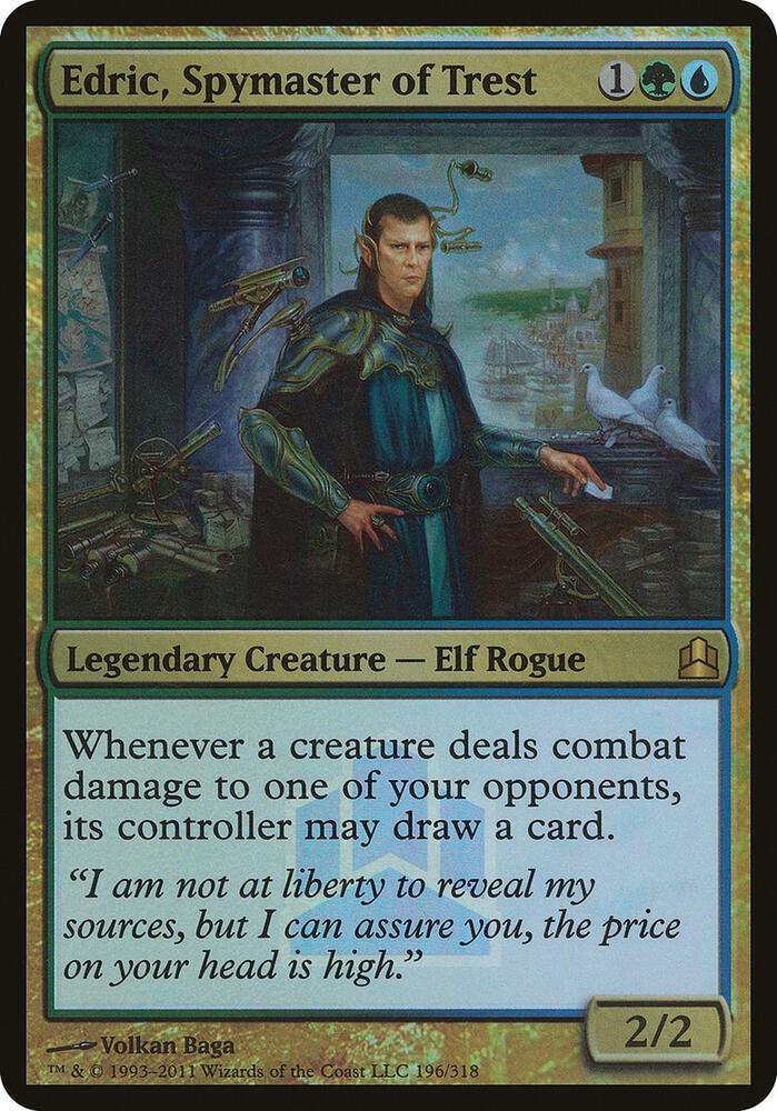 Edric, Spymaster of Trest (Commander Launch Promo), Oversize Cards 196