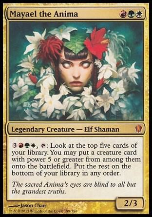 Mayael the Anima (Commander 2013), Oversize Cards 199