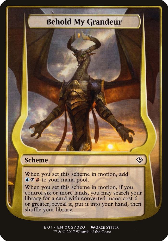 Behold My Grandeur (Archenemy: Nicol Bolas), Oversize Cards 2