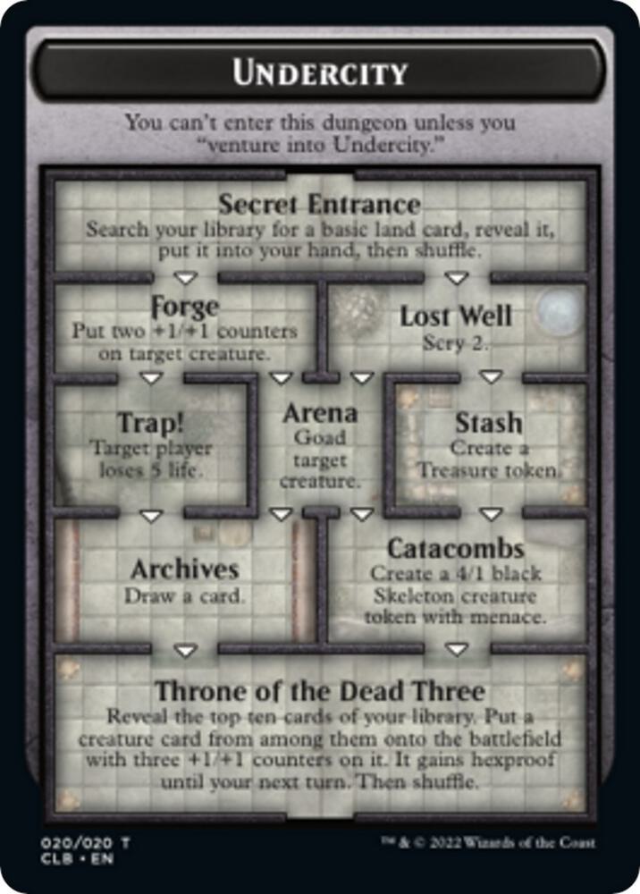 Undercity (AFR), Oversize Cards 20