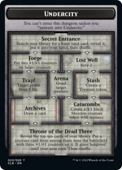 Undercity (AFR), Oversize Cards 20