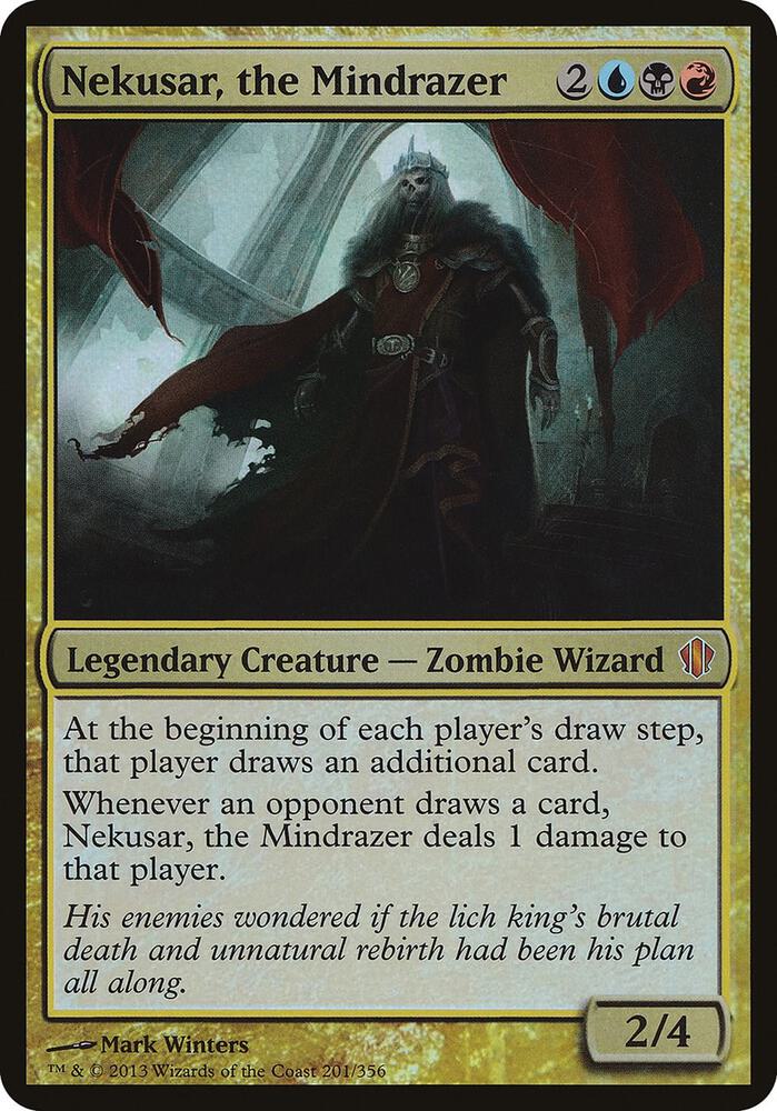 Nekusar, the Mindrazer (Commander 2013), Oversize Cards 201