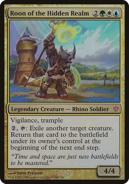 Roon of the Hidden Realm (Commander 2013), Oversize Cards 206