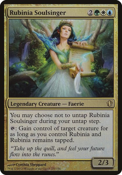 Rubinia Soulsinger (Commander 2013), Oversize Cards 207