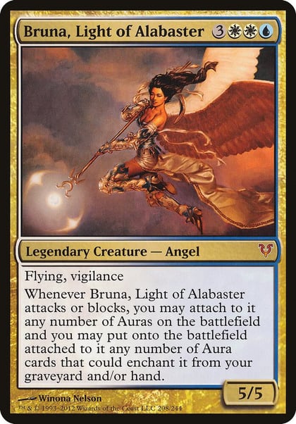 Bruna, Light of Alabaster (Open the Helvault), Oversize Cards 208