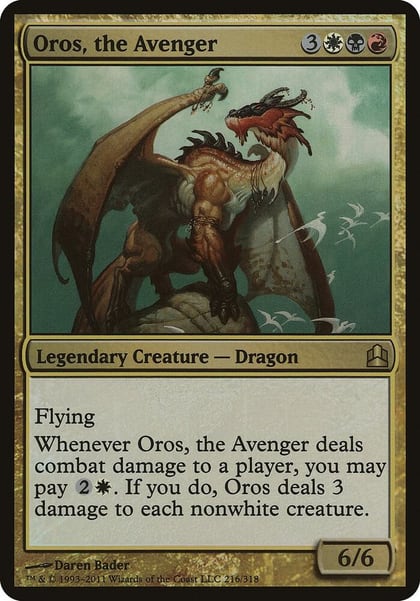 Oros, the Avenger (Commander), Oversize Cards 216
