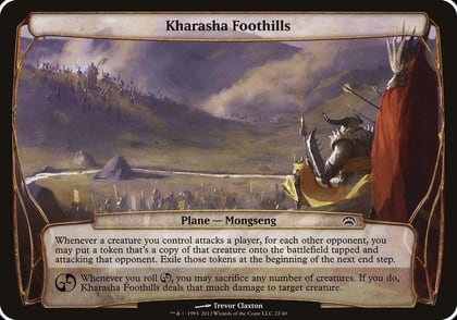 Kharasha Foothills (Planechase 2012), Oversize Cards 22