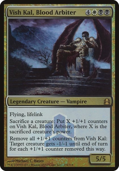 Vish Kal, Blood Arbiter (Commander Launch Promo), Oversize Cards 234