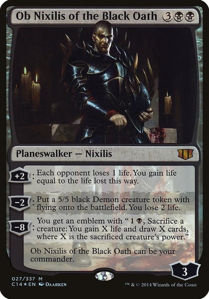 Ob Nixilis of the Black Oath (Commander 2014), Oversize Cards 27