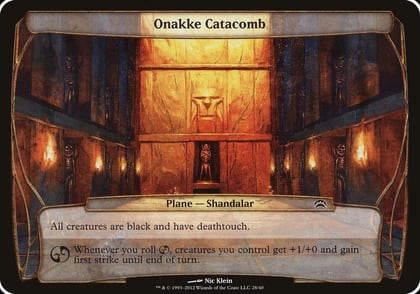 Onakke Catacomb (Planechase 2012), Oversize Cards 28