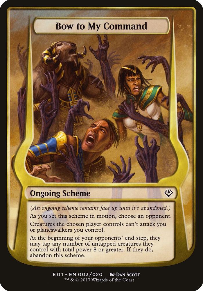 Bow to My Command (Archenemy: Nicol Bolas), Oversize Cards 3