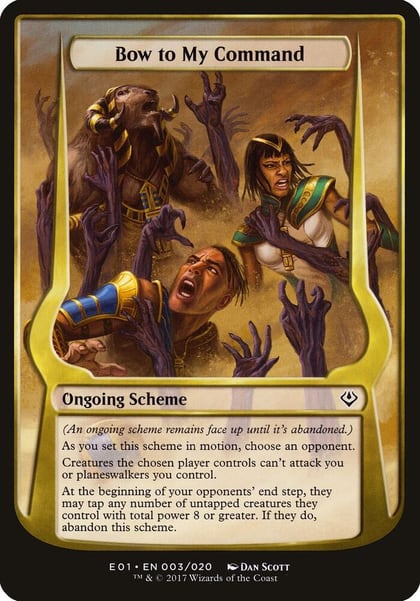 Bow to My Command (Archenemy: Nicol Bolas), Oversize Cards 3