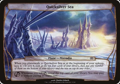 Quicksilver Sea (Planechase 2012), Oversize Cards 32