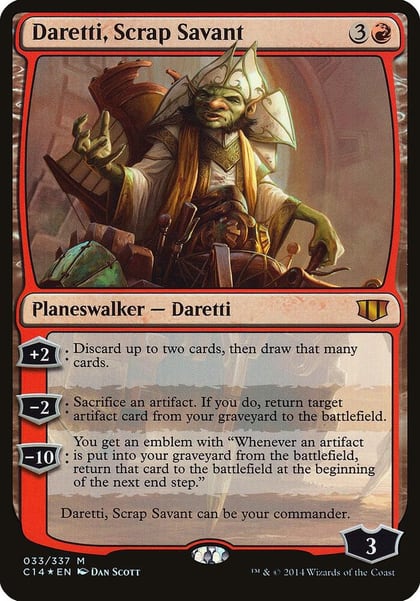Daretti, Scrap Savant (Commander 2014), Oversize Cards 33