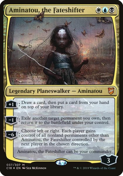 Aminatou, the Fateshifter (Commander 2018), Oversize Cards 37