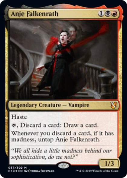 Anje Falkenrath (Commander 2019), Oversize Cards 37