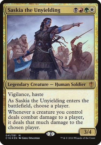 Saskia the Unyielding (Commander 2016), Oversize Cards 41