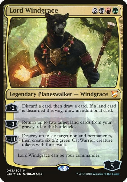 Lord Windgrace (Commander 2018), Oversize Cards 43