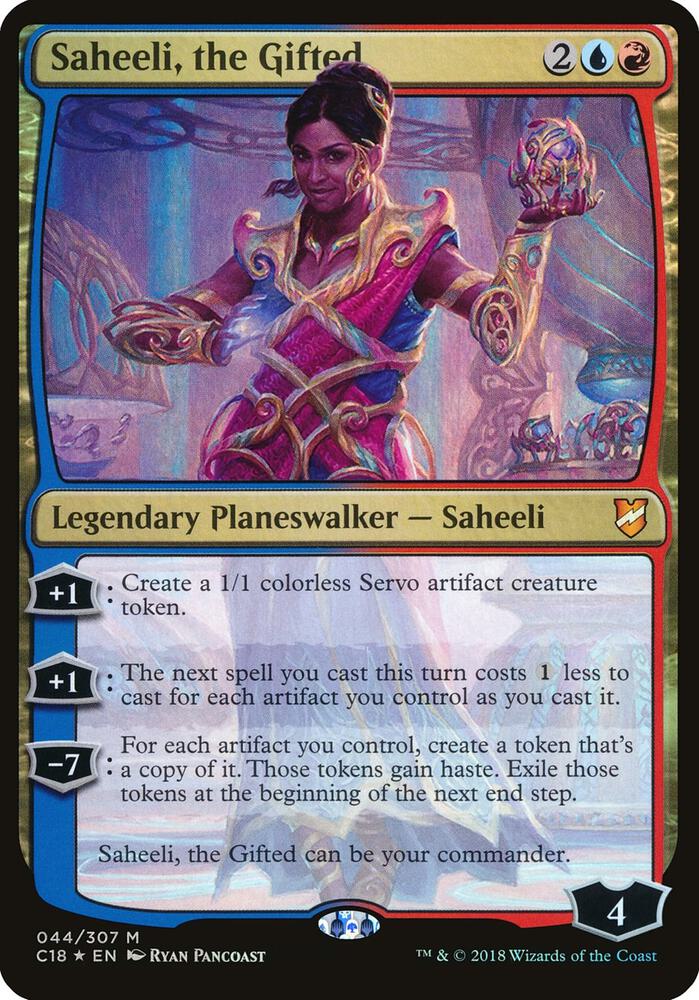 Saheeli, the Gifted (Commander 2018), Oversize Cards 44