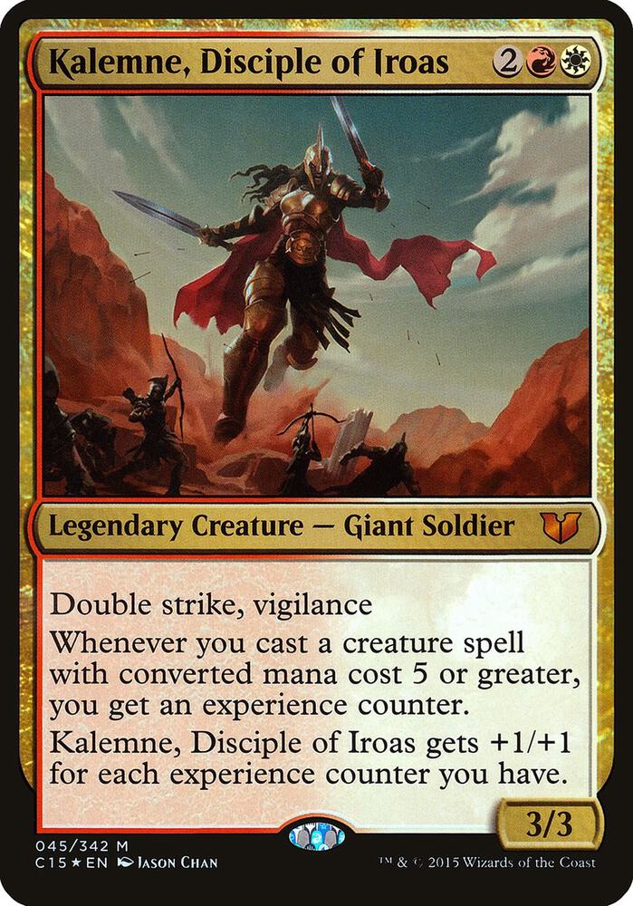 Kalemne, Disciple of Iroas (Commander 2015), Oversize Cards 45
