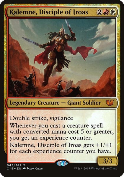 Kalemne, Disciple of Iroas (Commander 2015), Oversize Cards 45