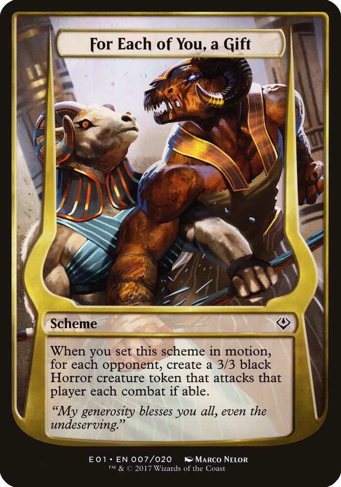 For Each of You, a Gift (Archenemy: Nicol Bolas), Oversize Cards 7