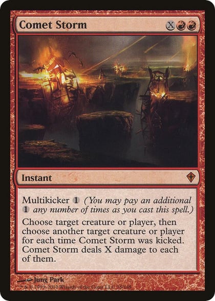 Comet Storm (Worldwake), Oversize Cards 76