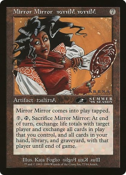 Mirror Mirror (2nd Place) (Arena League), Oversize Cards 77