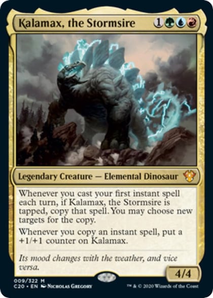 Kalamax, the Stormsire (Commander 2020), Oversize Cards 9