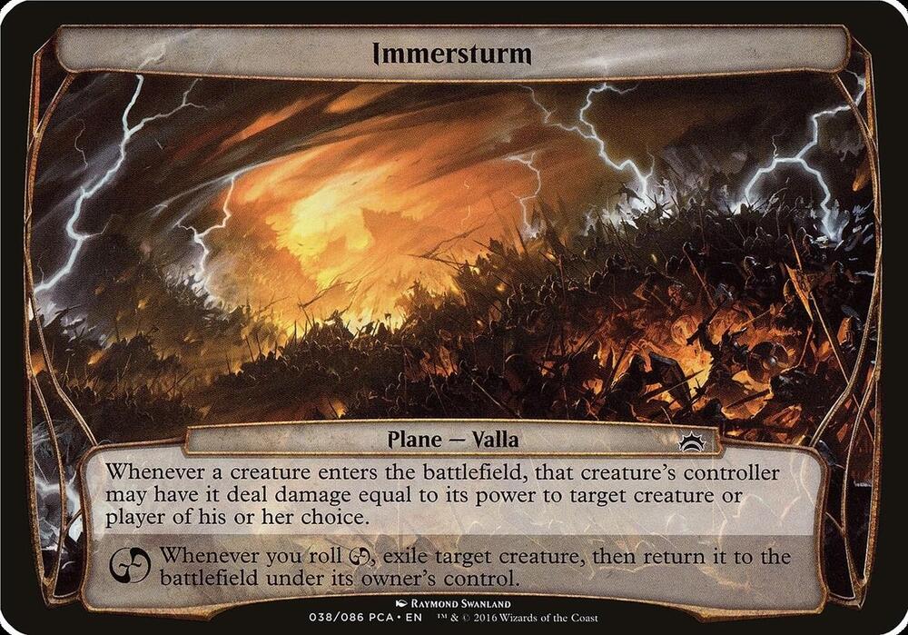 Immersturm (Planechase Anthology), Oversize Cards #125593