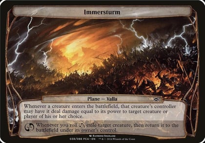 Immersturm (Planechase Anthology), Oversize Cards #125593
