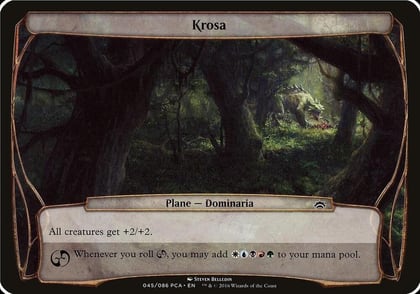 Krosa (Planechase Anthology), Oversize Cards #125600