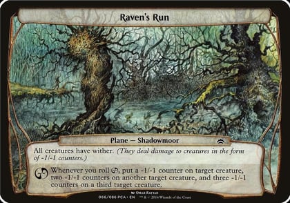 Raven's Run (Planechase Anthology), Oversize Cards #125622