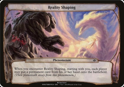 Reality Shaping (Planechase Anthology), Oversize Cards #125623