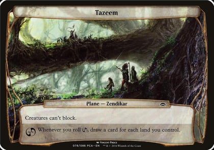 Tazeem (Planechase Anthology), Oversize Cards #125635